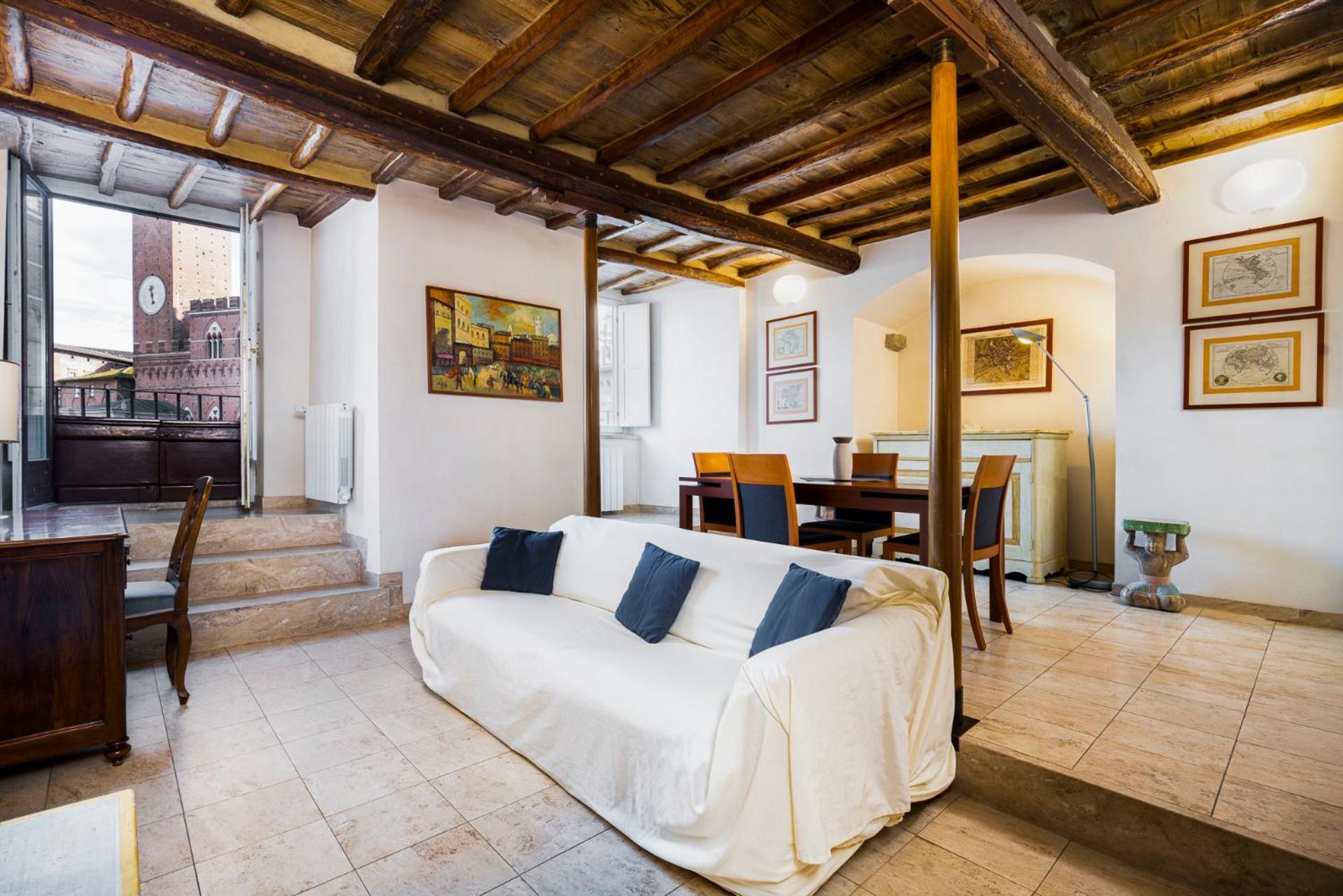 The Balcony Suite - Affaccio Su Piazza Del Campo Сиена Екстериор снимка